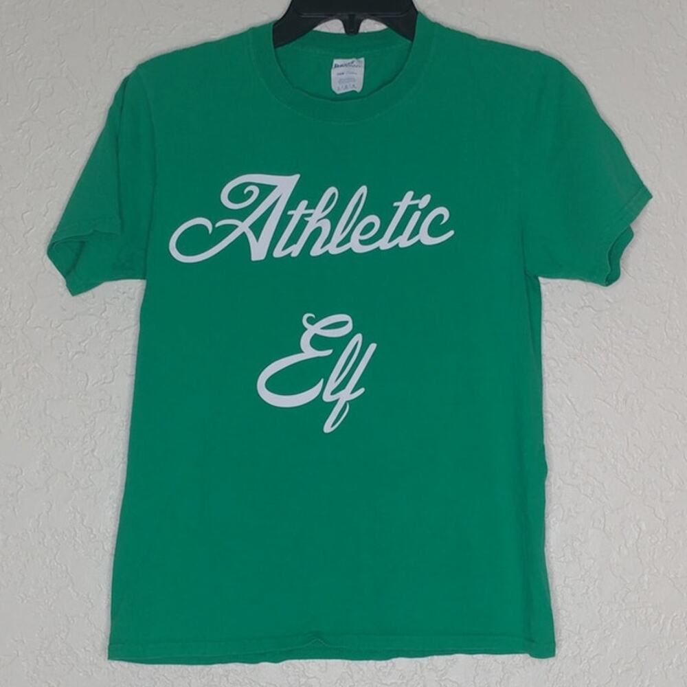 Port‎ & Company "Athletic Elf" Short Sleeve T-Shirt Green Size L (Youth)